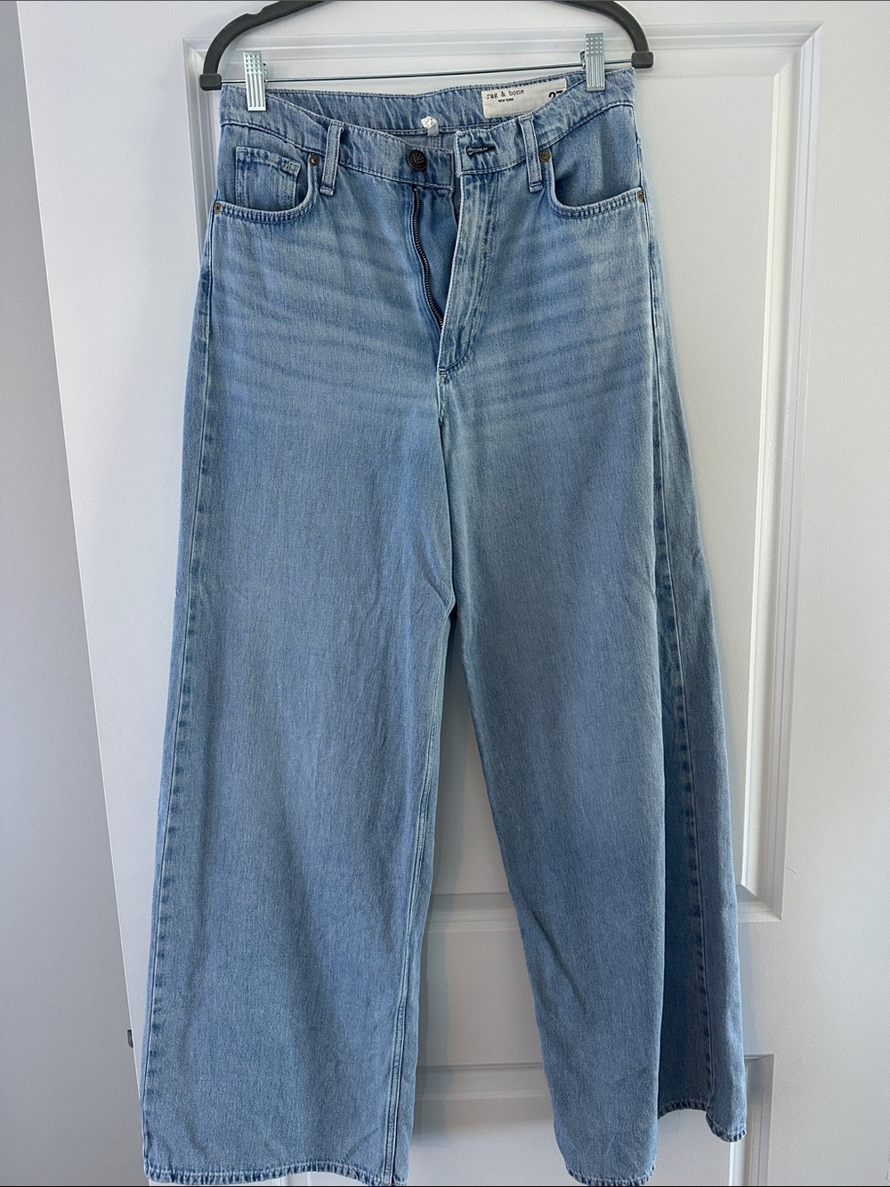 rag & bone Sofie High Rise Full Length Ultra Wide Jeans
